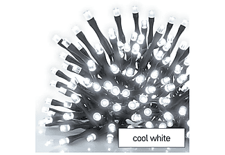 EMOS Karácsonyi LED függöny, hideg fehér, 100 LED, 2,5m, 12W (D1CW02)