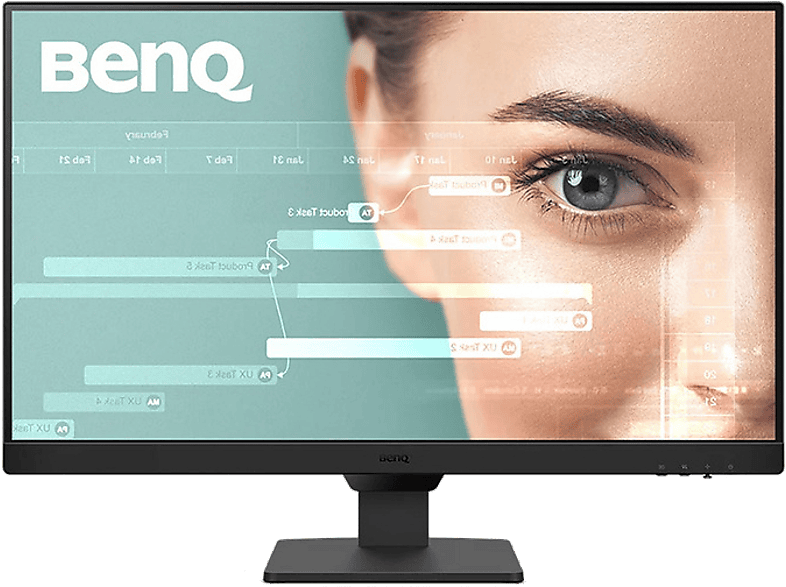 Monitor - BenQ GW2490T, 23.8" Full HD, 100 Hz, 5 ms, IPS, Altura ajustable, Altavoces integrados