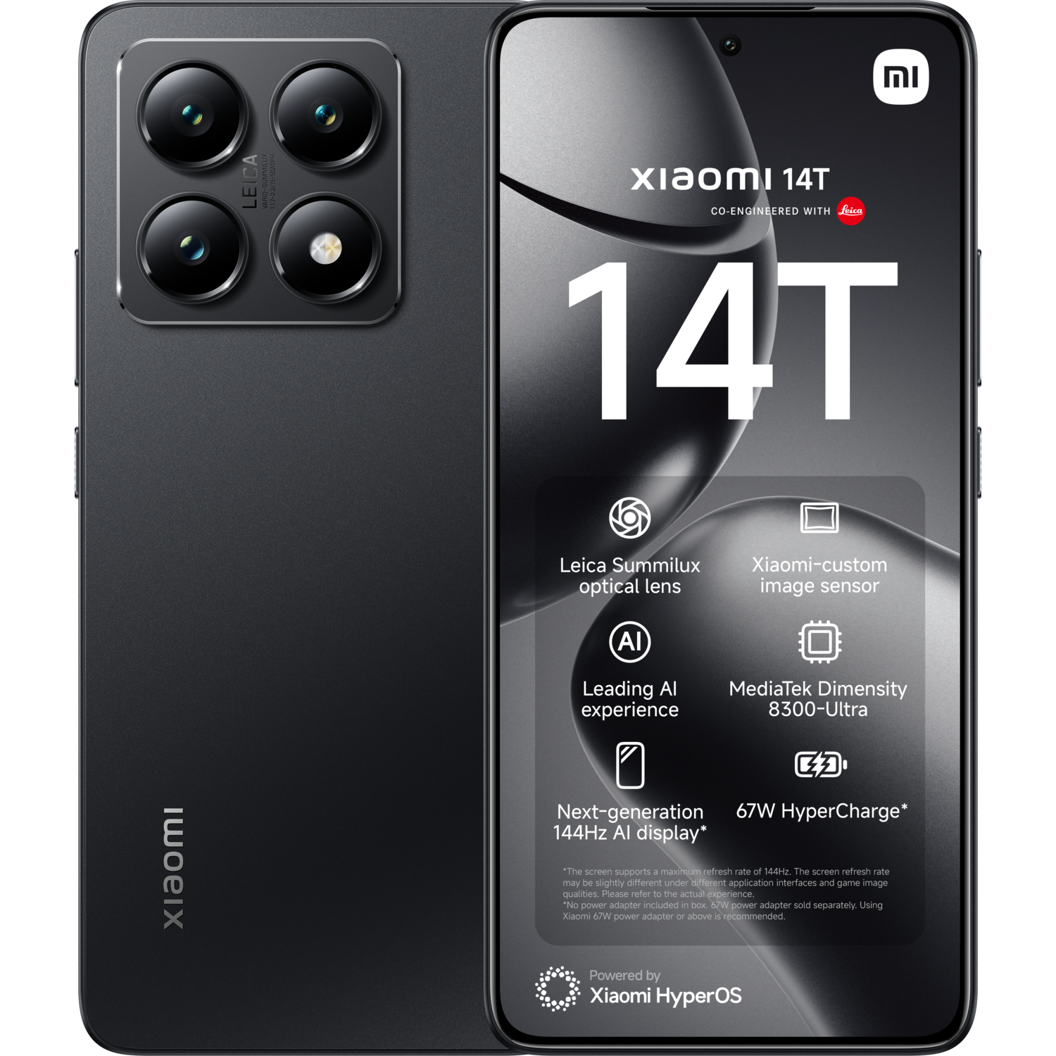 XIAOMI Smartphone 14T RDU - 256GB - Black