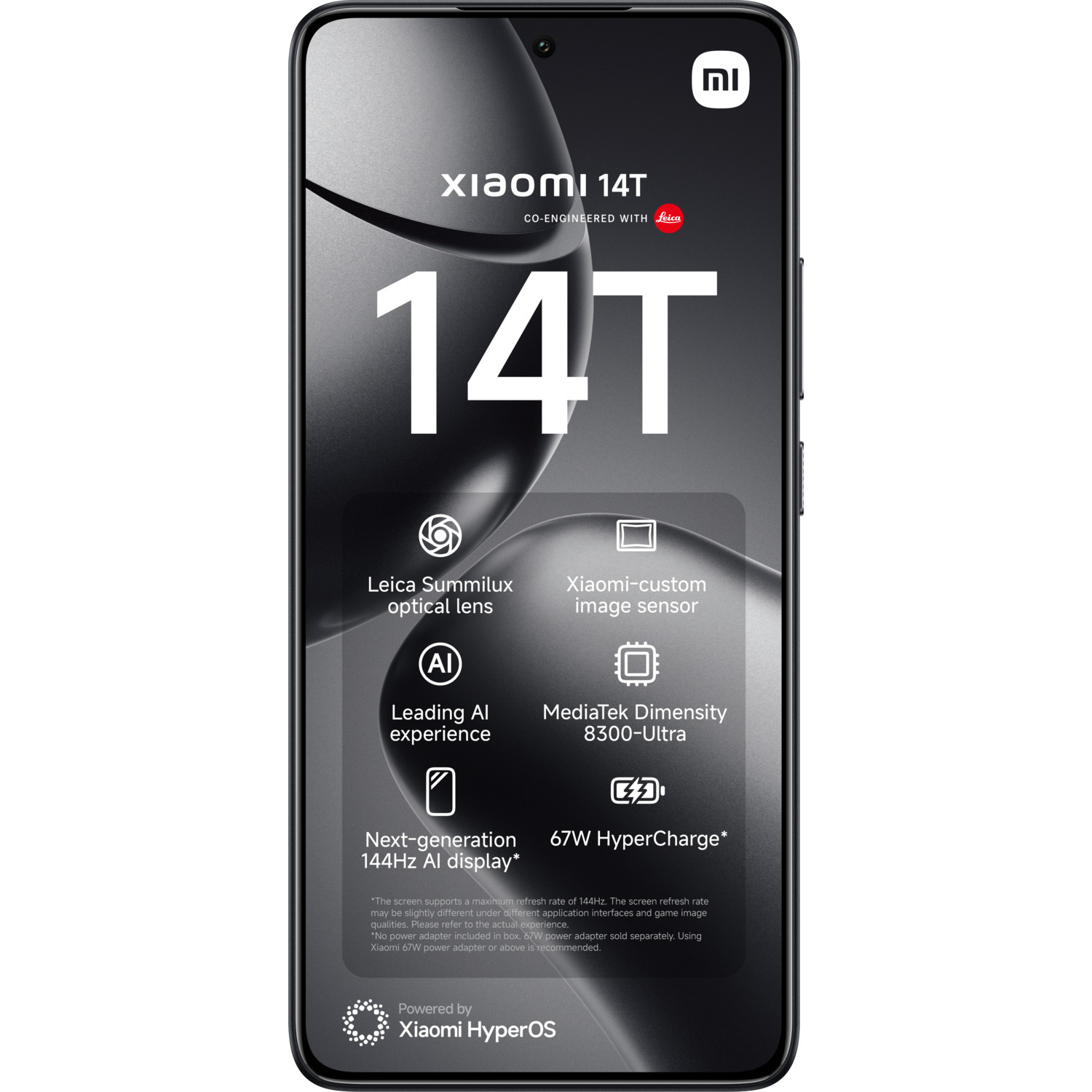 XIAOMI Smartphone 14T RDU - 256GB - Black