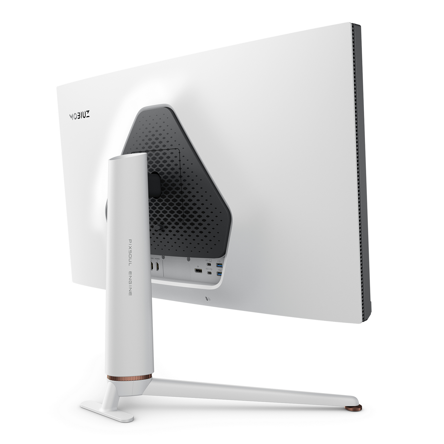 Una toma de primer plano de un monitor de juegos con detalles.