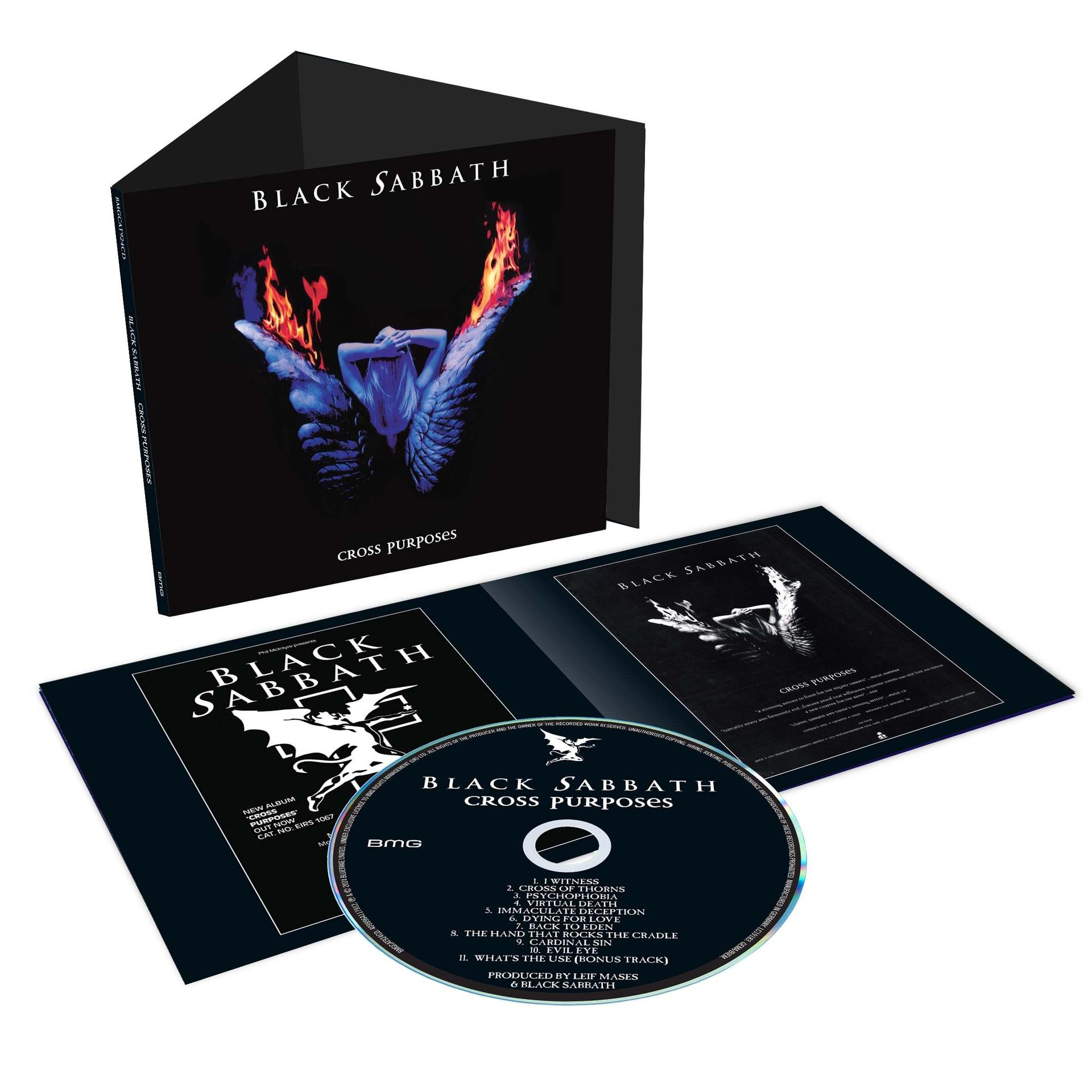 Black Sabbath Albumcover und CD mit Artwork.