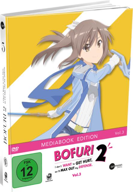 DVD-Box mit Anime-Charakter-Illustration.