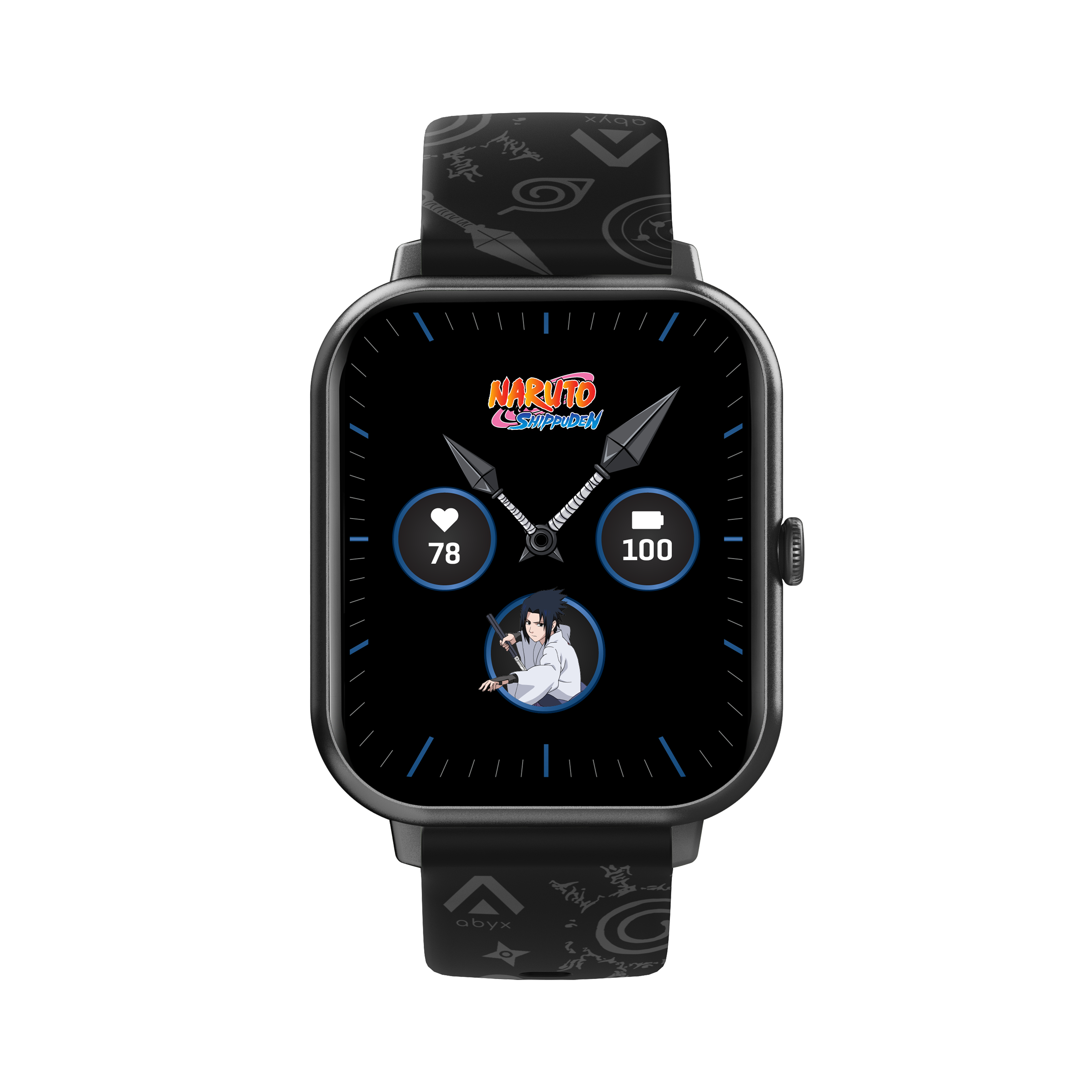 Smartwatch mit Naruto-Design.