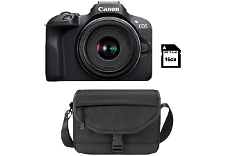 CANON EOS R100 MILC fényképezőgép+RF-S 18-45mm IS STM objektív+SB130 táska+16 GB SD kártya (6052C072AA)