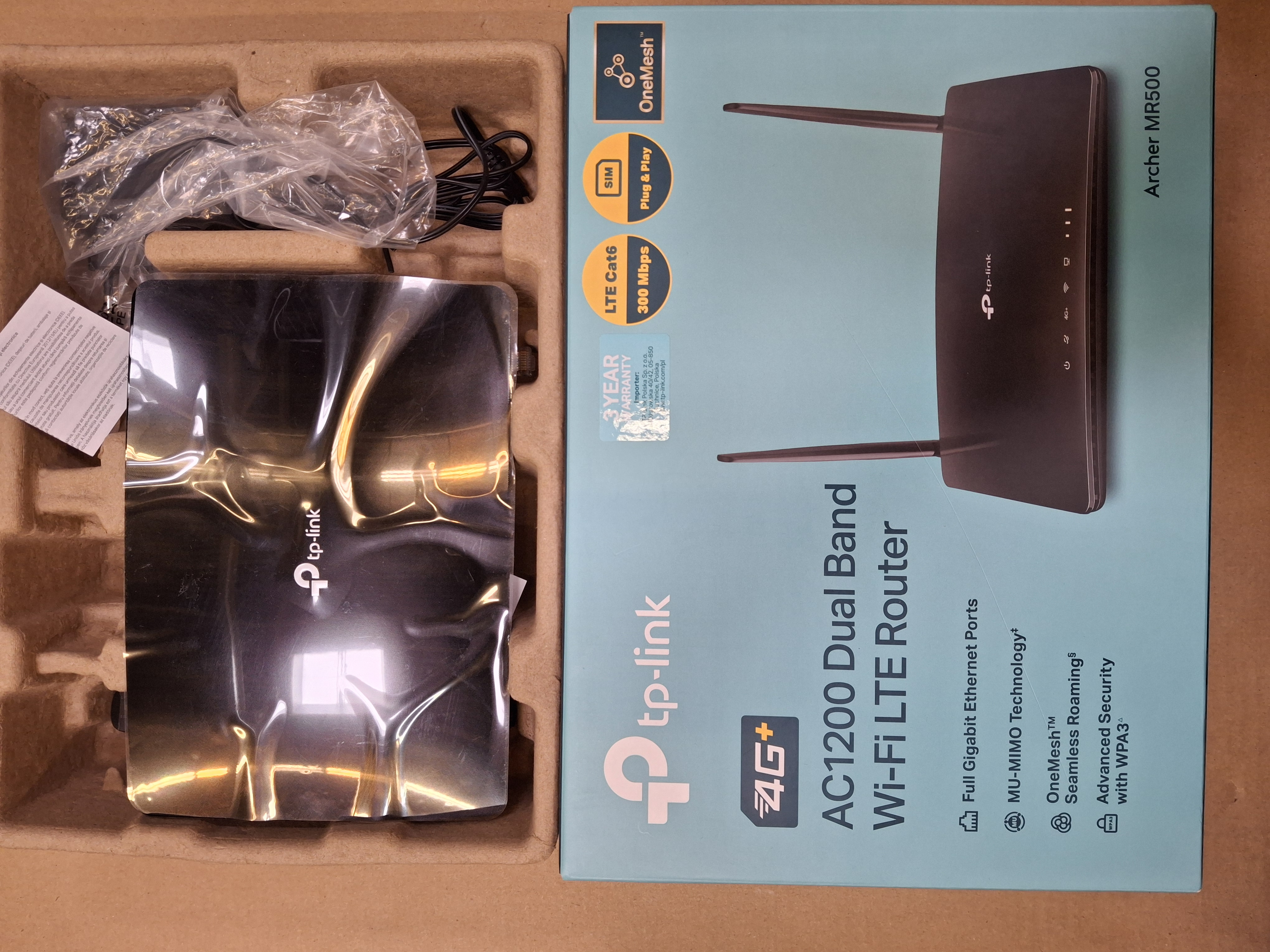 OUTLET - Router TP-LINK Archer MR500 4G+ Wi-Fi 5 AC1200