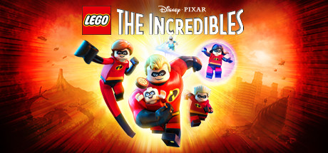 Karakterler ve logo ile The Incredibles filminin bir LEGO afişi.