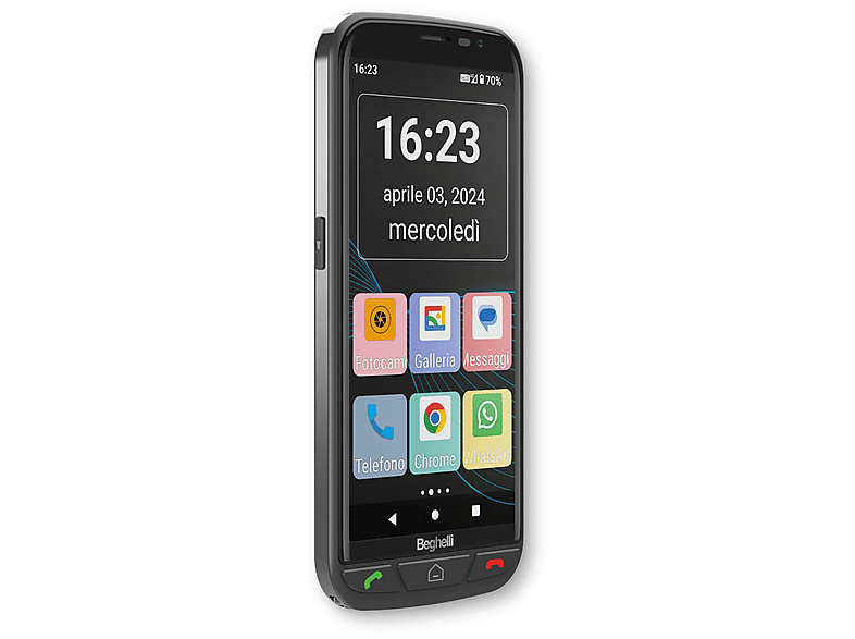 Beghelli SLV Smartphone 55, 2 GB, Black