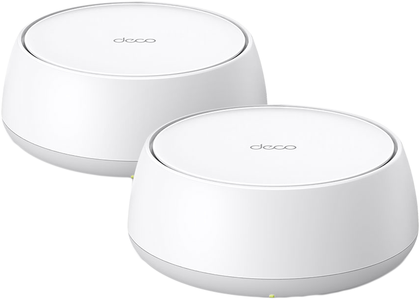 TP LINK BE3600 kétsávos otthoni mesh Wi-Fi 7 Router, 2db, 2x2,5Gbps, fehér (Deco BE25(2-pack))