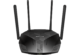 MERCUSYS AX3000 kétsávos Wi-Fi 6 router, 3xGigabit LAN, 1xgigabit WAN, fekete (MR3000X)