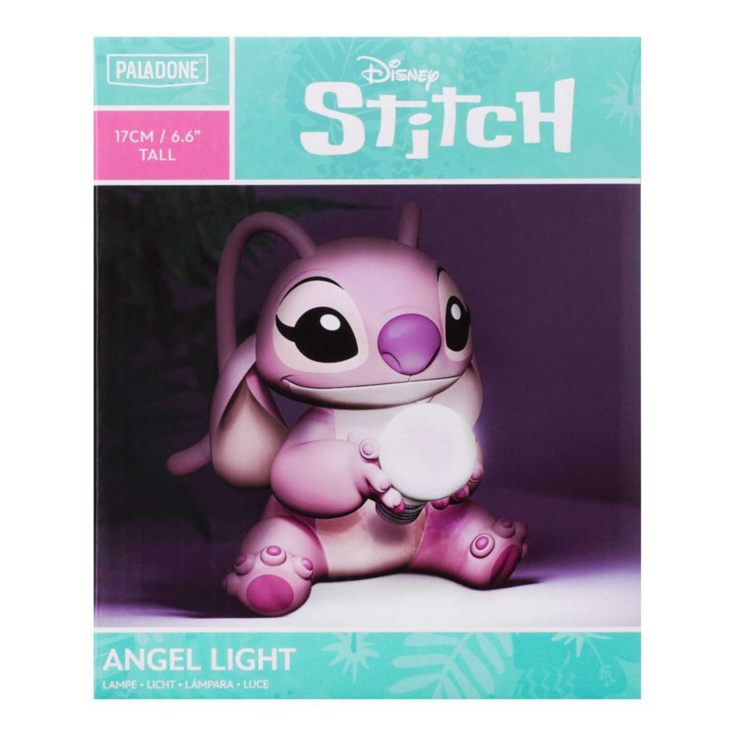 Angel Light lamp featuring Stitch from Disney's Lilo & Stitch, in a box.