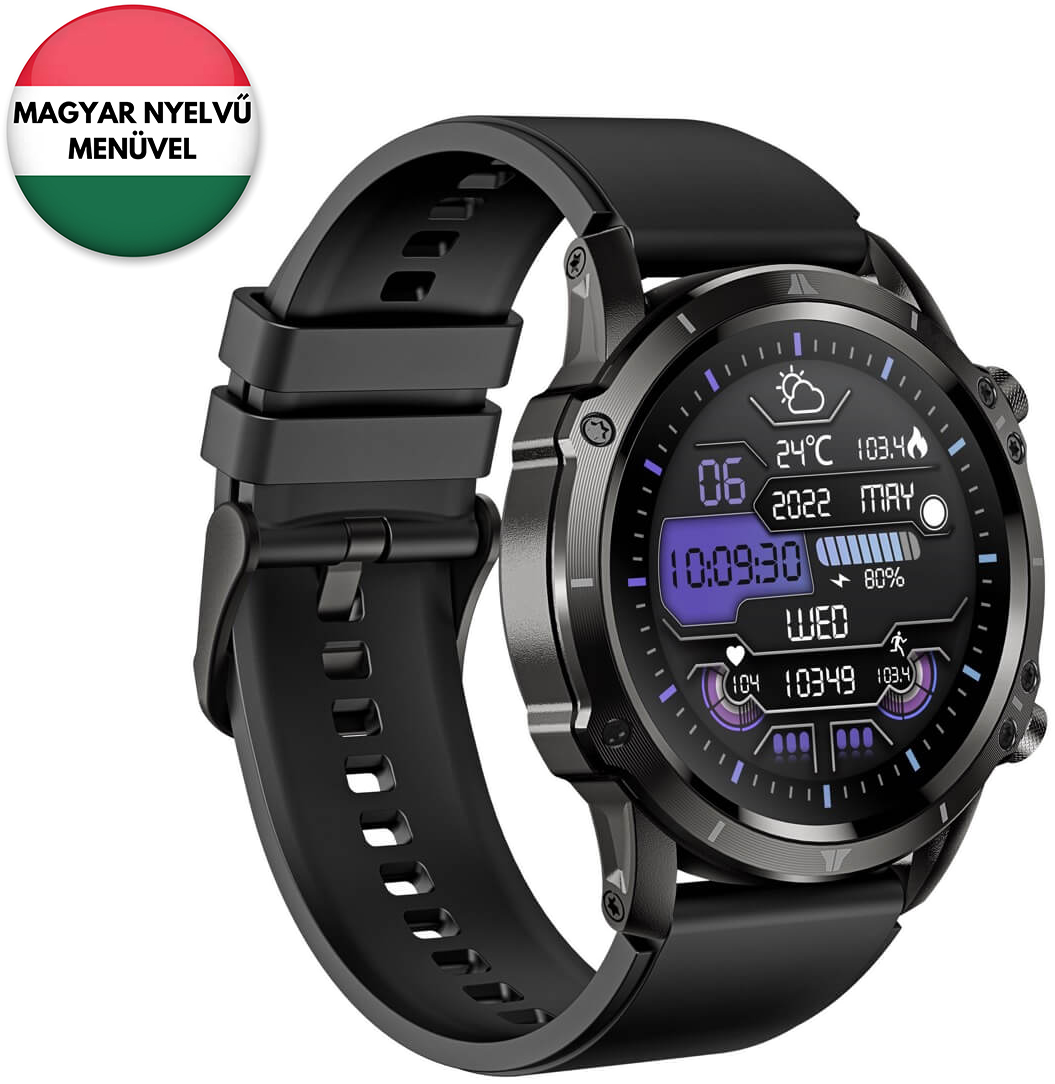 CARNEO Adventure HR+ 2nd gen. okosóra, fekete (8588009299172)