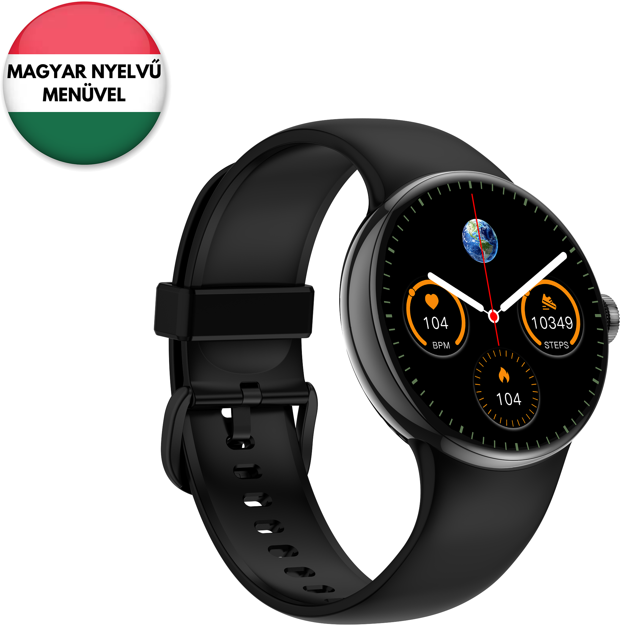 CARNEO Matrixx HR+ okosóra, fekete (8588009299271)