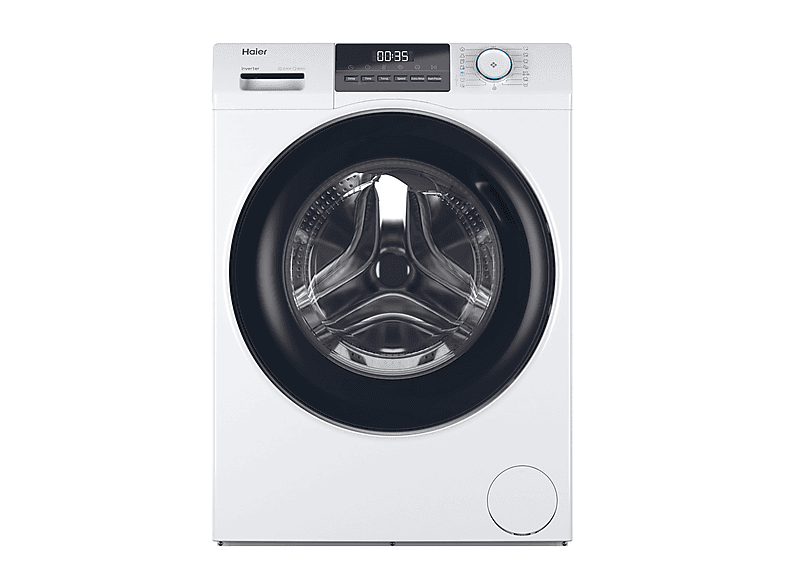 HAIER HW100-BP14929A-S LAVATRICE, Caricamento frontale, 10 kg, 15 programmi, Profondità 64 cm, Giri 1400 rpm, White, livello rumorosità centrifuga 72 dB(A), Classe A