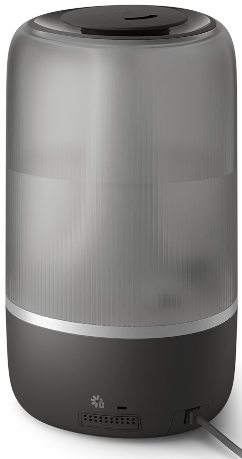 Szare światło Philips. Jest cylindryczne z ciemnoszarą podstawą.