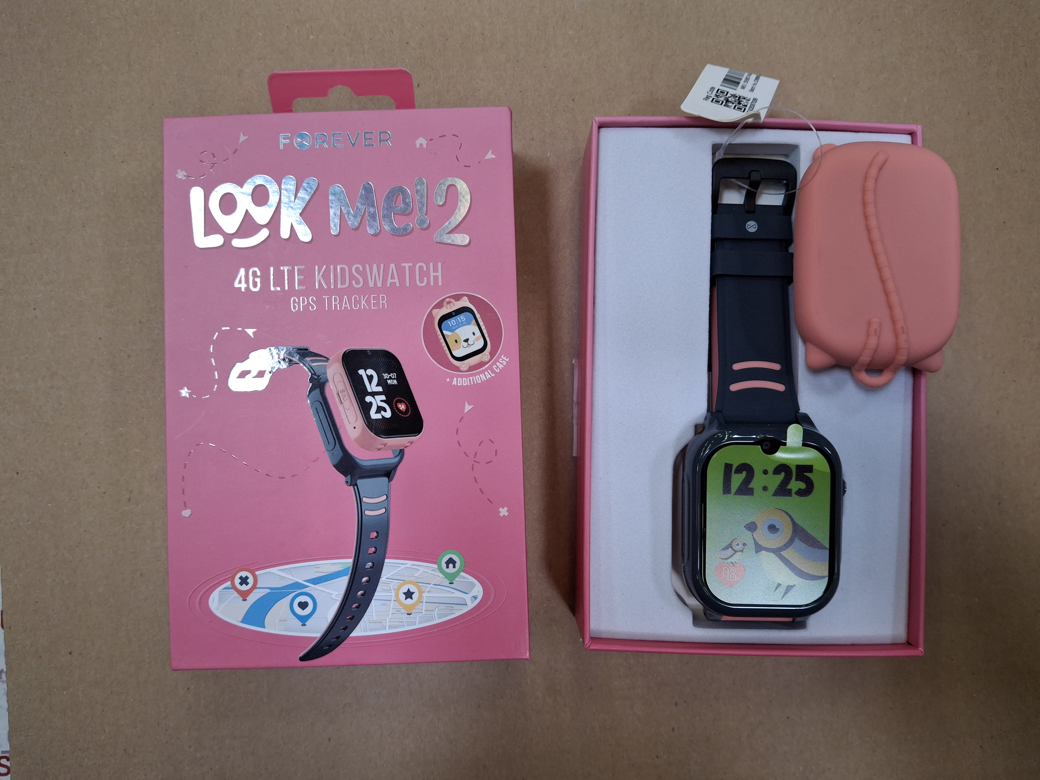 OUTLET - Smartwatch GPS FOREVER Look Me KW-510 Różowy