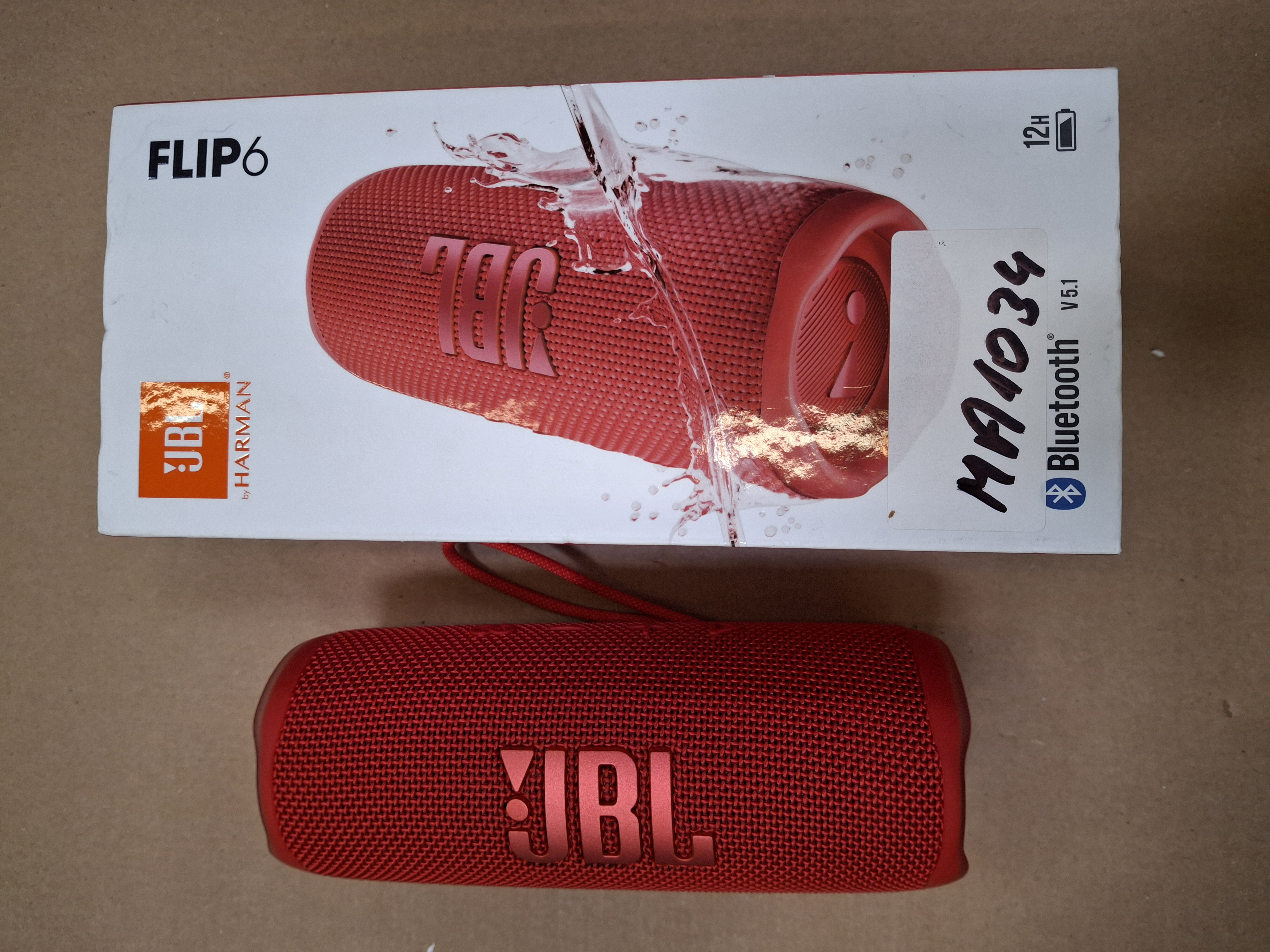 OUTLET - Głośnik Bluetooth JBL Flip 6 Czerwony