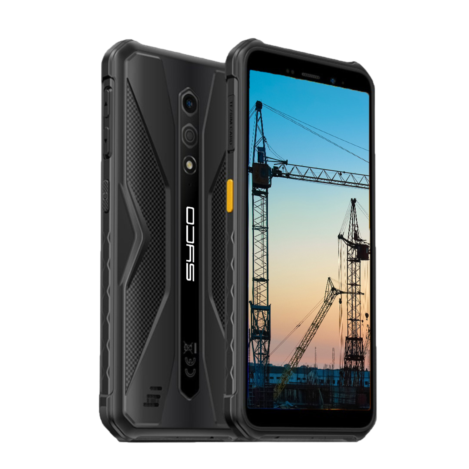 Syco Rs-404 4g 5.45" Rugged Smartphone 4+4gb Ram/64gb Rom - 64 Gb Zwart afbeelding