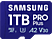 SAMSUNG Pro Plus microSDXC memóriakártya + SD adapter, 1 TB, Class10, V30, U3 (MB-MD1T0SA/EU)