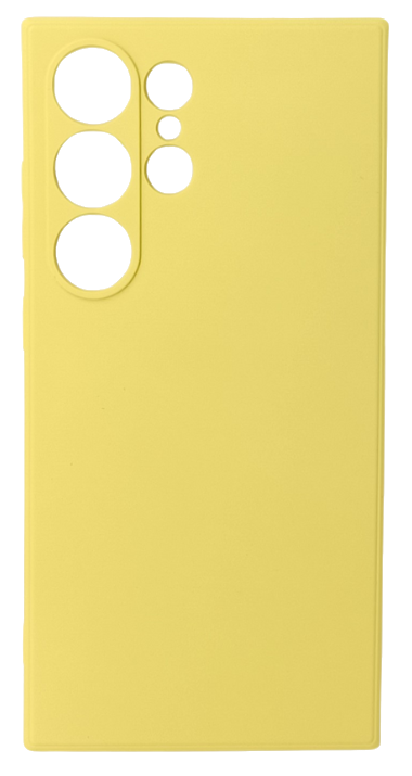 CASE AND PRO Samsung Galaxy S24 Ultra premium szilikon tok, citromsárga (PREM-SAM-S24U-Y)