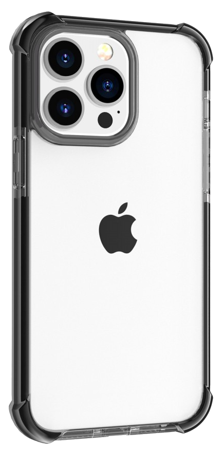 CASE AND PRO iPhone 15 Pro ütésálló szilikon hátlap, fekete (SCK-IPH15PR-BK)