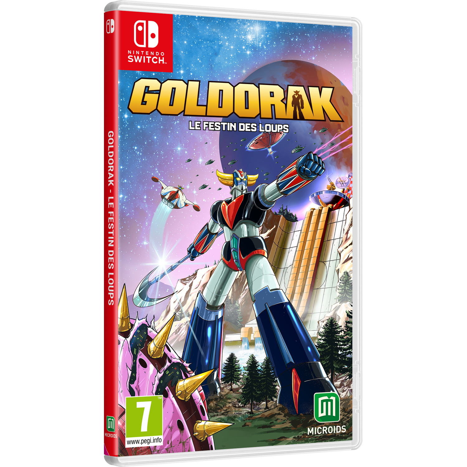 Spelbox voor 'GOLDAK' op Nintendo Switch. Toont de game-omslag.