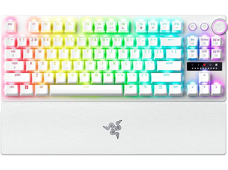 Razer Huntsman V3 Pro Tenkeyless Bedraad Gamingtoetsenbord Wit afbeelding