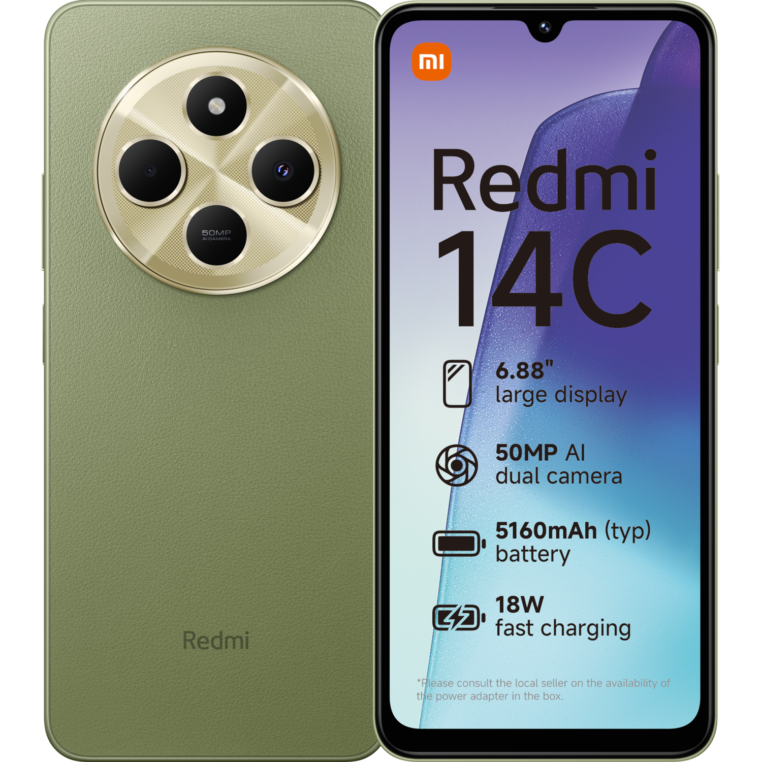 Xiaomi Redmi 14c - 256gb Sage Groen 256 Gb