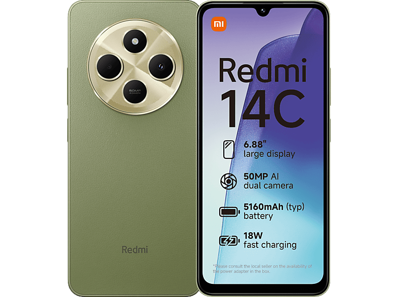 Xiaomi Redmi 14c - 128gb Sage Groen