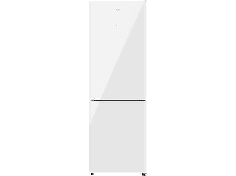Cecotec Bolero CoolMarket Combi 322 White Cristal E, Capacidad litros, Altura 185.5 cm, Total No Frost, Clase