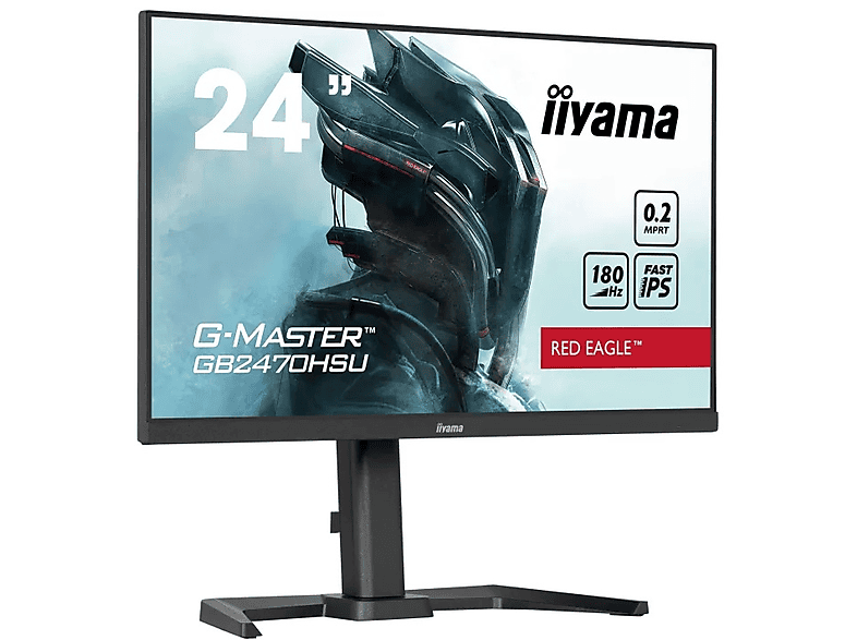 iiyama G-Master GB2470HSU-B6 Red Eagle - 180Hz | Full HD | 23.8'' | Fast IPS | 0.2ms – zdjęcie 3
