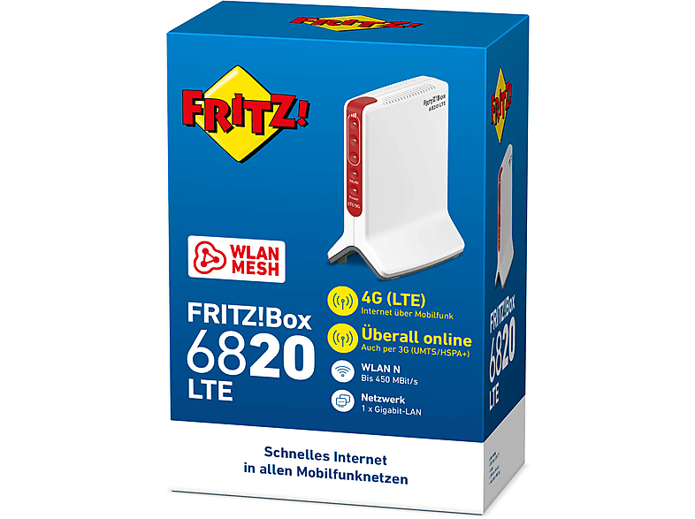 Thumbnail - AVM FRITZ!Box 6820 LTE, WLAN Mesh Router 450 Mbit/s
