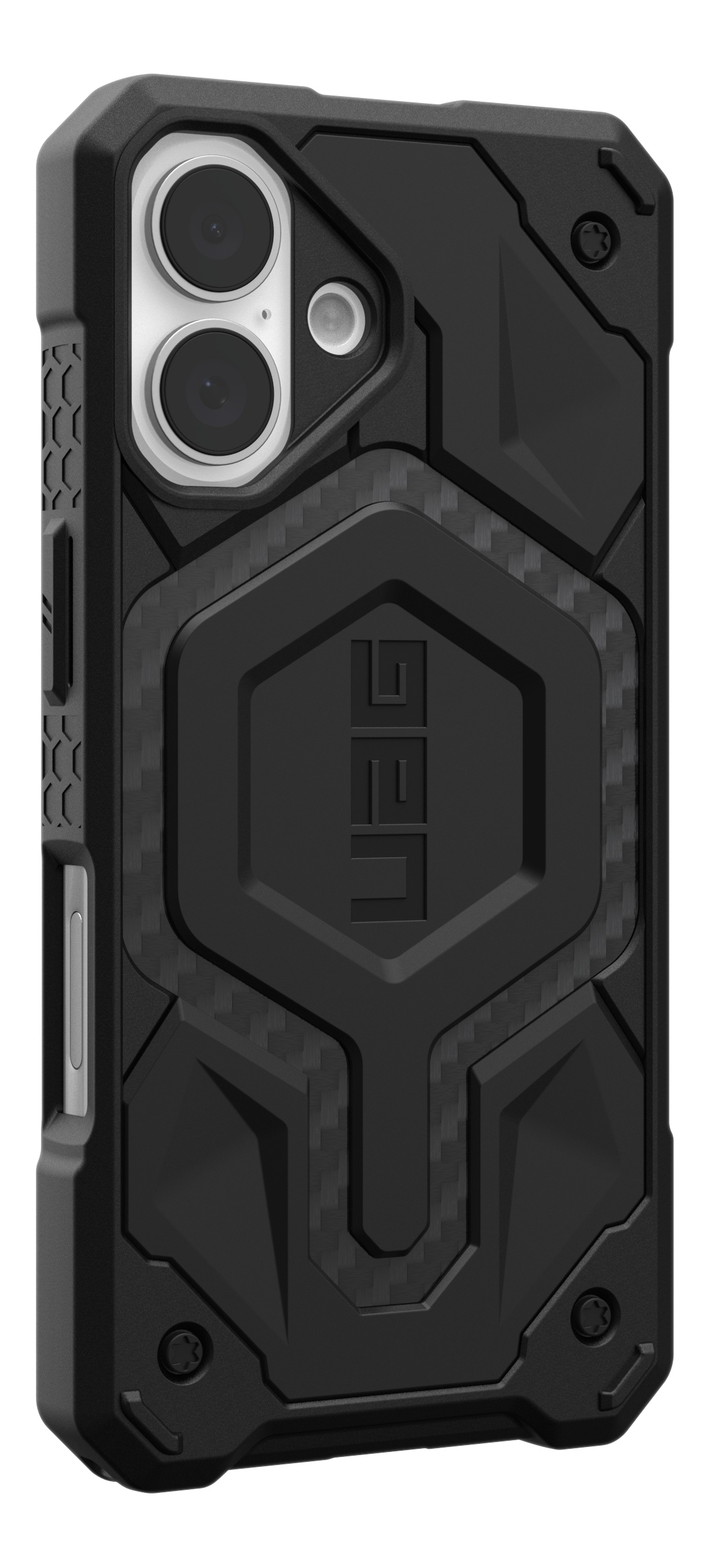 UAG Monarch Case, Sleeves, Apple, iPhone 16, Carbon fiber