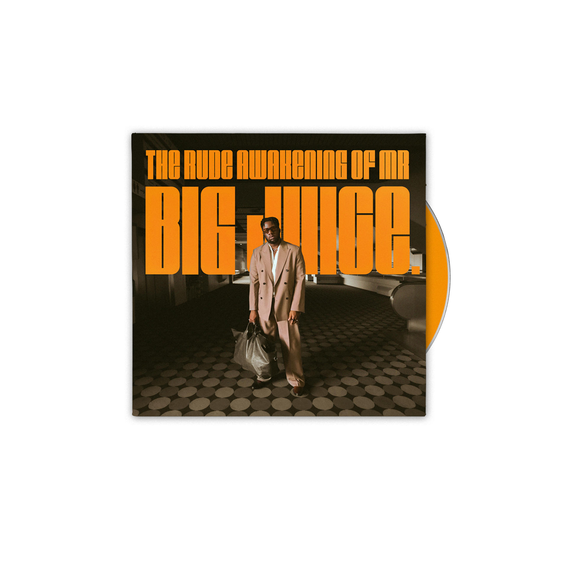 Albumcover, The Rude Awakening Of Mr. Big Juice, mit einem Mann im Anzug.
