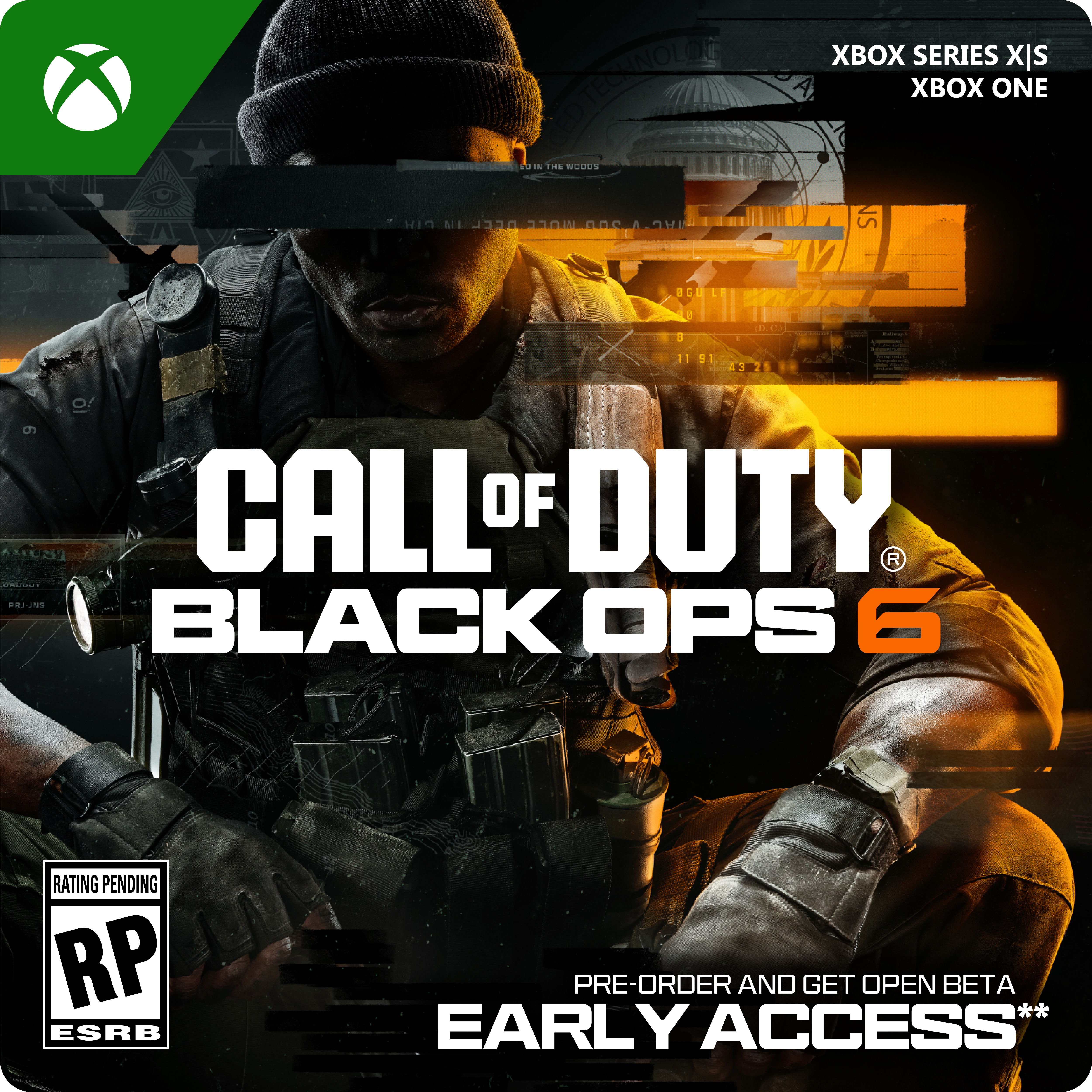 Call of Duty Black Ops 6 Spielbox mit Cover-Art und Bewertungsdetails.