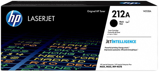 HP No.212A eredeti LaserJet tonerkazetta, 5500 oldal, fekete (W2120A)