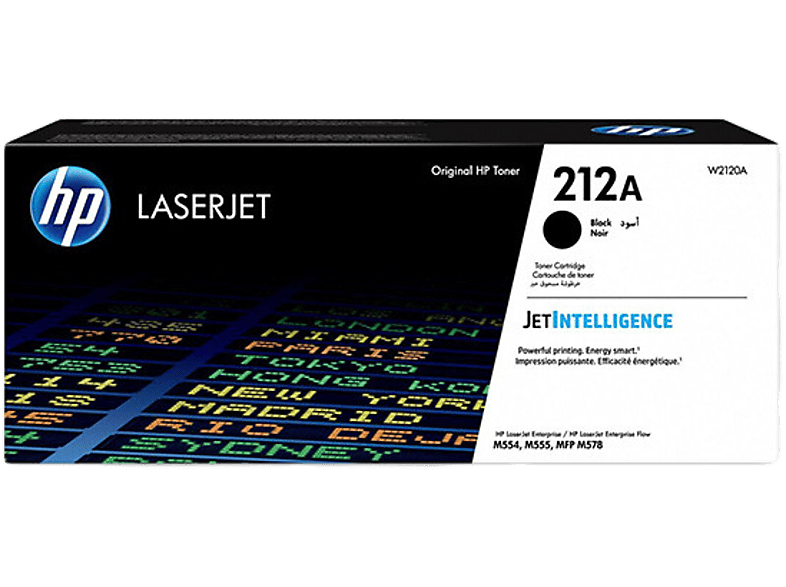 HP No.212A eredeti LaserJet tonerkazetta, 5500 oldal, fekete (W2120A)