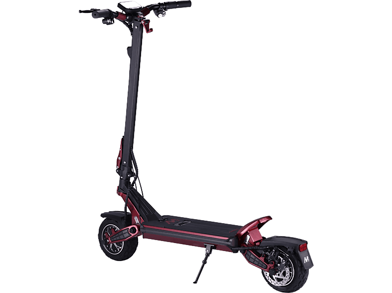 MUKUTA 9 Elektrikli Scooter Siyah Kırmızı