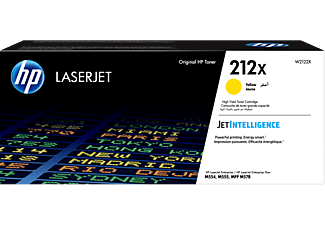 HP No.212X eredeti LaserJet nagy kapacitású tonerkazetta, 10000 oldal, sárga (W2122X)