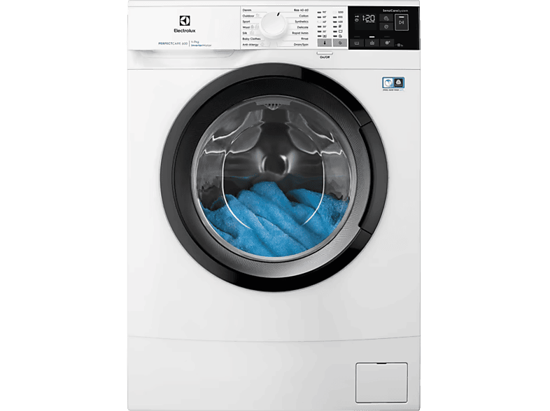 ELECTROLUX EW6SM427BE Keskeny elöltöltős mosógép, 7 kg, 1200 f/p, Ökoinverter