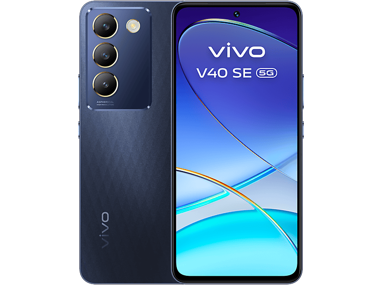 vivo V40 SE, Crystal Black, 256GB, 8GB RAM, 6.67 AMOLED, Snapdragon® 4 Gen 2, 5000 mAh, Android