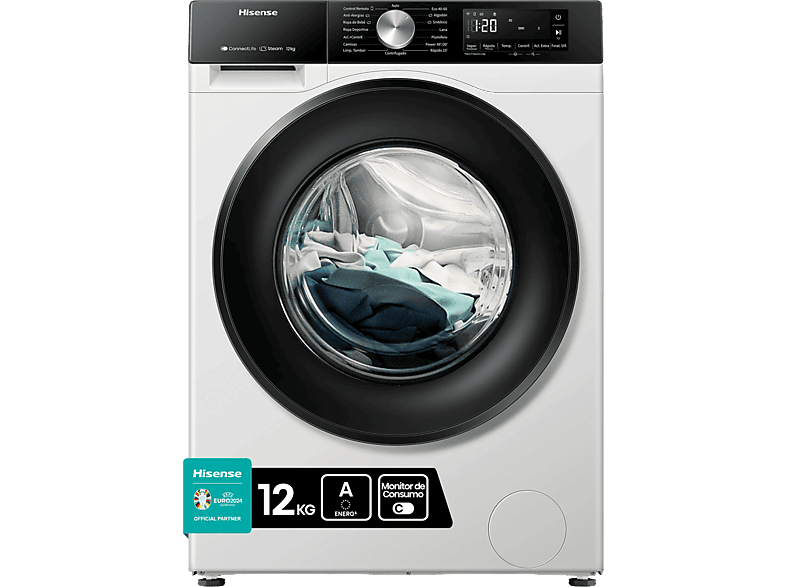 Lavadora carga frontal | Hisense WF3S1243BW3