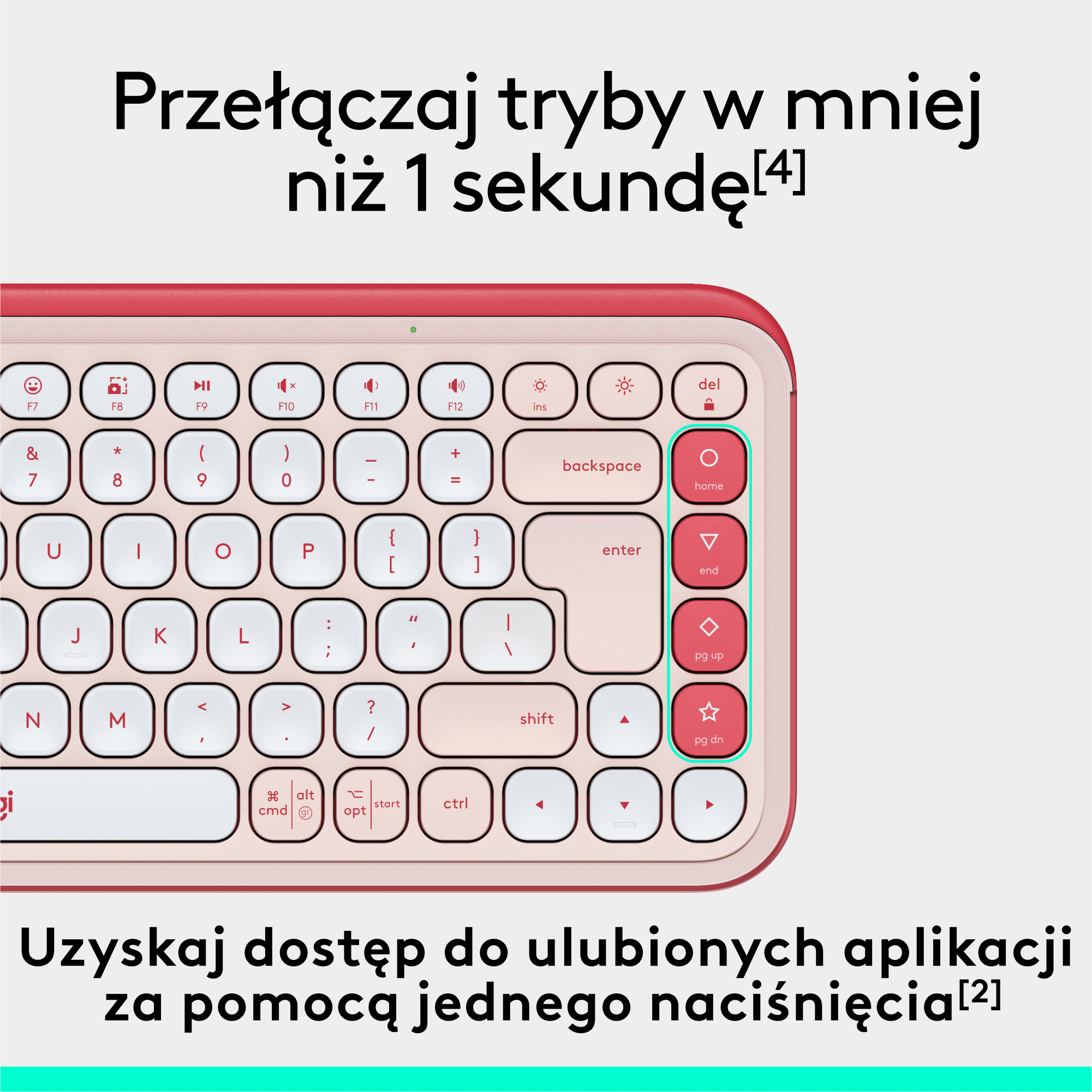 Dwa niebiesko-białe słuchawki w niebiesko-fioletowym etui.