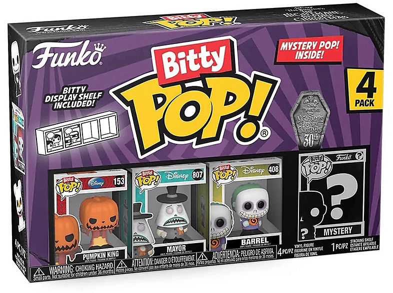 FUNKO POP Bitty POP! The Nightmare Before Christmas: Pumpkin Jack figura (FU73020)