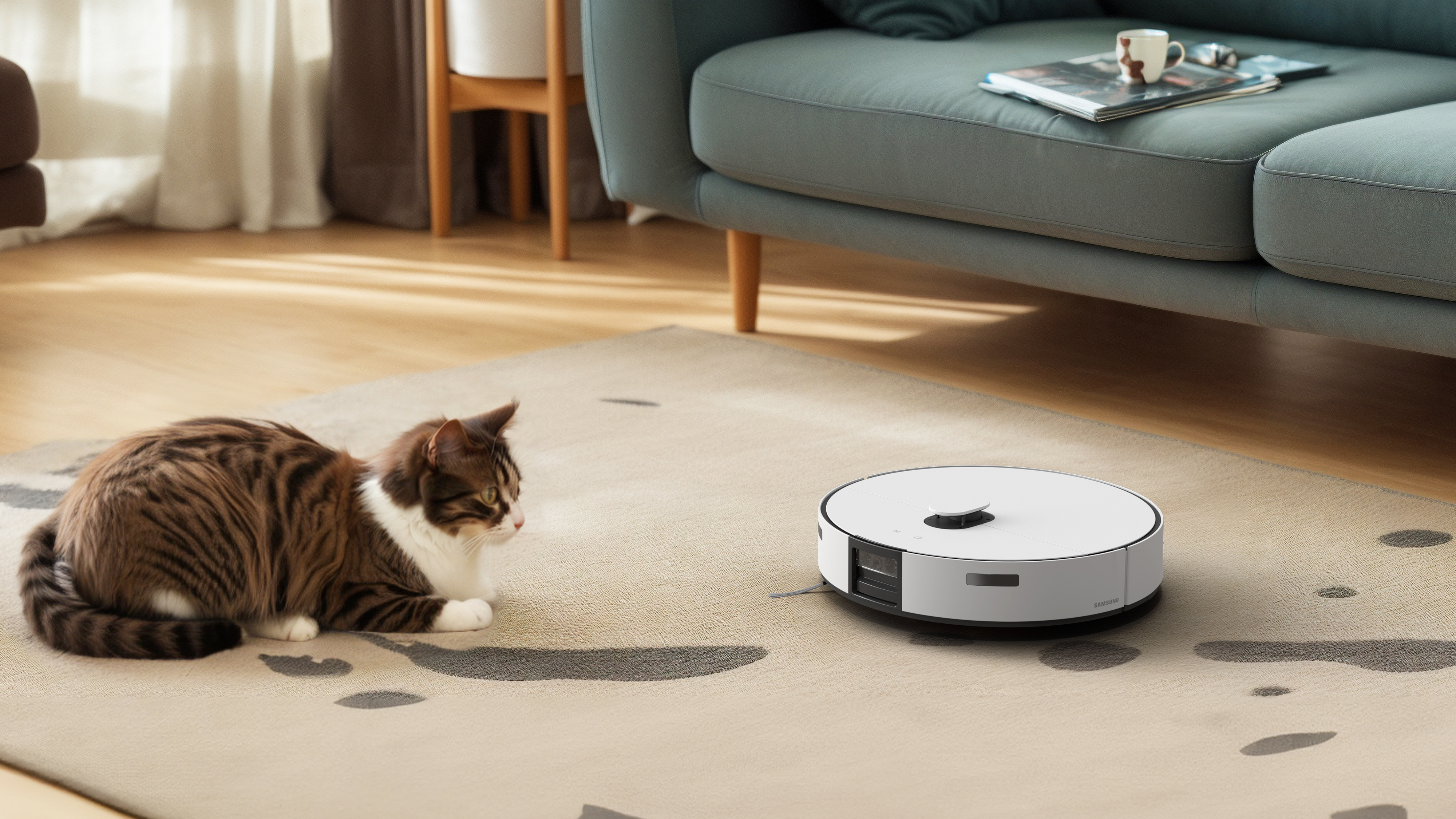 SAMSUNG BESPOKE Jet Bot Combo Steam+ Robot aspirateur laveur