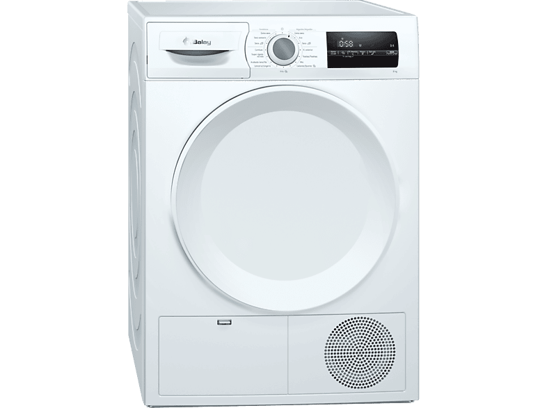Balay 3SB288BE, 8 kg, 9 programas, Programa súper rápido, Gran capacidad, Blanco