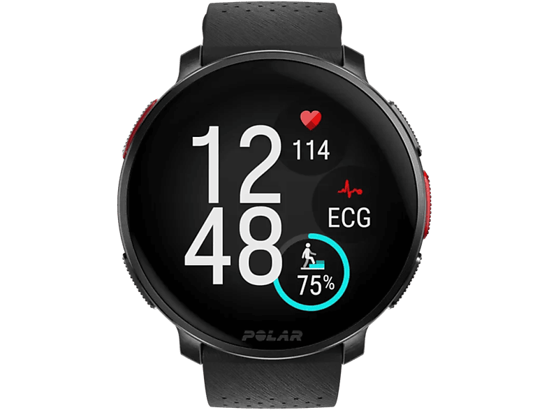 Lamshaw Silikon-Armband Für Polar Smartwatch – 20 Mm, Grau, Kompatibel Mit Unite, Ignite, Pacer, Vantage V3