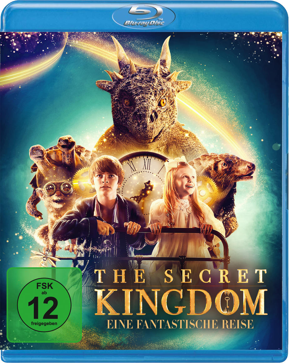 Filmcover 'The Secret Kingdom' mit zwei Kindern und fantastischen Kreaturen.