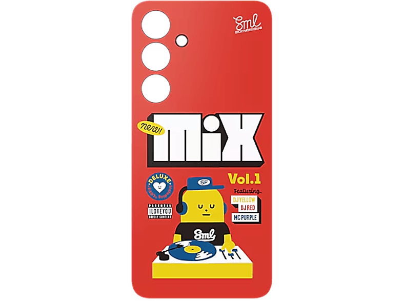 Funda móvil - Samsung Flipsuit EF-MS721CREGWW, Compatible con Galaxy S24 FE, Rojo