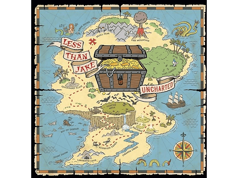 Less Than Jake - Uncharted - (CD)